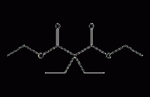 Diethyl malonate structural formula