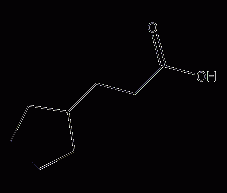 3-Cyclopentanoic acid structural formula