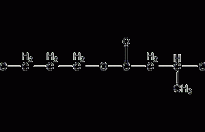 Butyl isovalerate structural formula