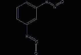 isophenylene diisocyanate structural formula