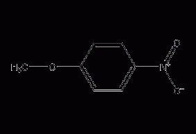 P-Nitroanisole Structural Formula