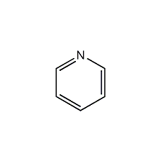 Pyridine structural formula