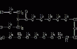 N,N-diethanol oleic acid amide structural formula