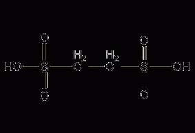 1,2-ethanedisulfonic acid structural formula