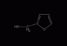 Furfuryl alcohol structural formula