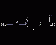 5-hydroxymethyl-2-furfural structural formula