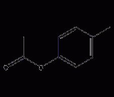 P-cresol acetate structural formula