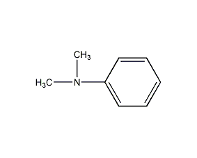 N,N-dimethylaniline structural formula