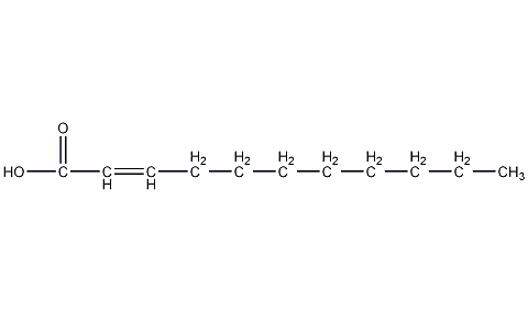 10-Undecenoic acid structural formula