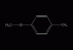 4-(methylthio)aniline structural formula