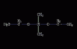 diethoxydimethylsilane structural formula