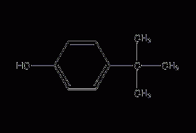 4-tert-butylcyclohexanol structural formula