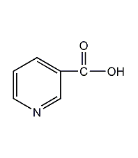 Niacin structural formula