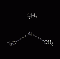 Trimethylaluminum structural formula