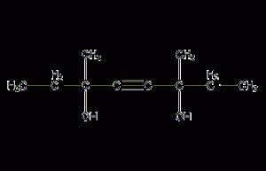 3,6-dimethyl-4-octyne-3,6-diol structural formula