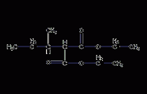 Sec-butyldiethylmalonate structural formula