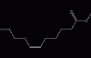 Methyl undecylenate structural formula