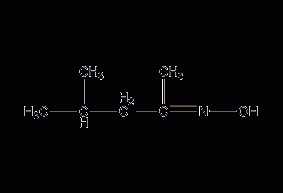 Methyl isobutyl ketoxime structural formula