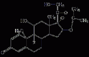 Triamcinolone Acetone Structural Formula