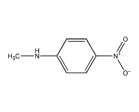 N-Methyl p-nitroaniline structural formula