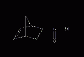 5-norbornene-2-carboxylic acid structural formula