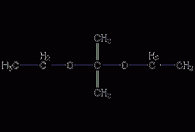 Diethoxypropane structural formula