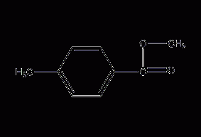 Methyl p-toluate structural formula