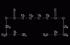 Dibutyl adipate structural formula