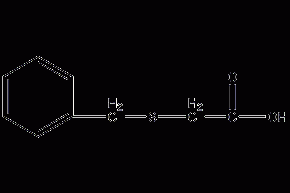 Benzylthioacetic acid structural formula