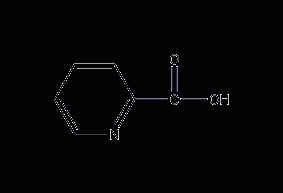 2-pyridinecarboxylic acid structural formula