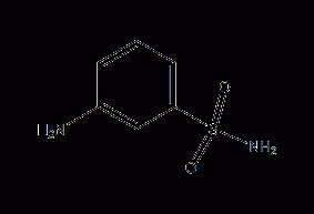 3-aminobenzenesulfonamide structural formula