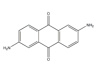 2,6-Diaminoanthraquinone structural formula