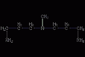 N,N-bis(3-aminopropyl)methylamine structural formula