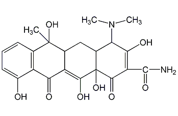 Tetracycline structural formula