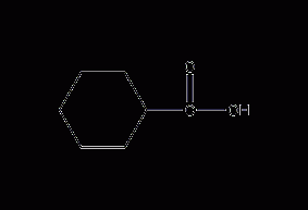 Cyclohexanecarboxylic acid structural formula