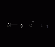 Ethylmercury chloride structural formula