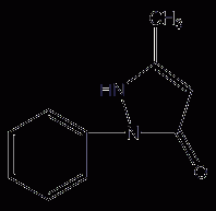 Antipyrine structural formula