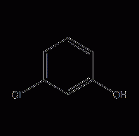 3-chlorophenol structural formula