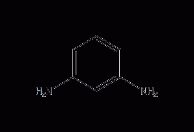 M-phenylenediamine structural formula