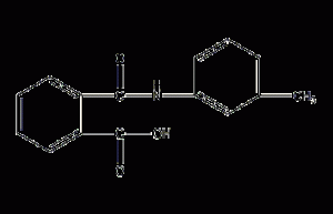 N-m-toluylbenzoic acid structural formula