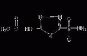 acetazolamide structural formula