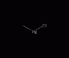 Methylmercuric chloride structural formula