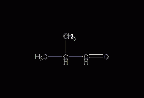 isobutyraldehyde structural formula