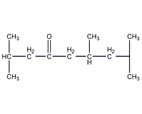 2,6,8-Trimethyl-4-nonanone structural formula