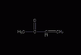 3-Buten-2-one structural formula