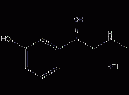 Phenylephrine Hydrochloride Structural Formula