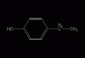 4-ethylphenol structural formula