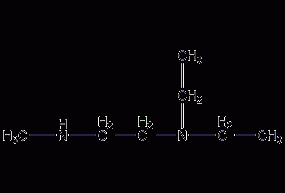 N,N-diethyl-N'-methylethylenediamine structural formula