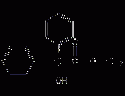 Methyl benzene glycolate structural formula