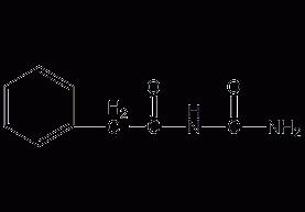 Phenylacetyl urea Structural Formula